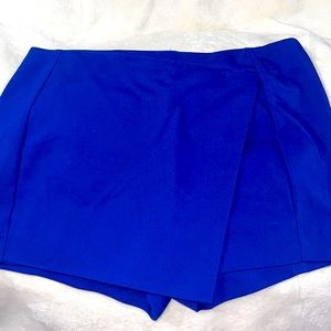 band new royal blue skort